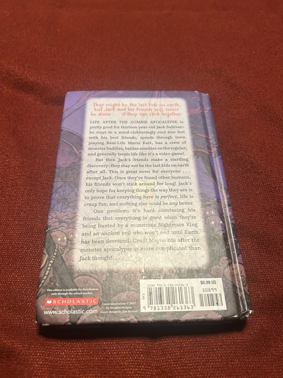 Last Kids on Earth and the Nightmare King by Max Brallier (2017, Hardcover)