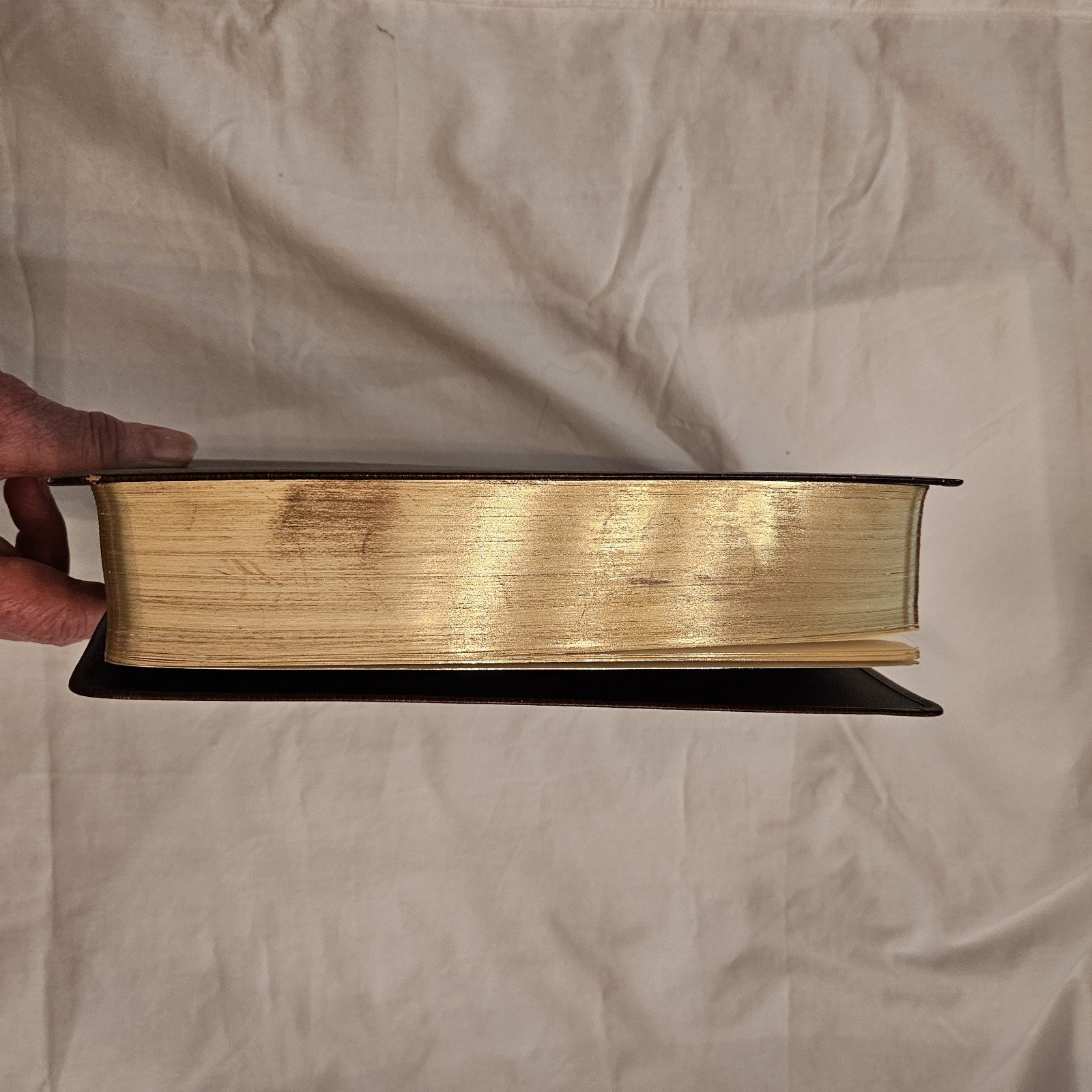 Ryrie Study Bible NASB Brown Leather 1978 Moody Press Charles C Ryrie Gold Edge