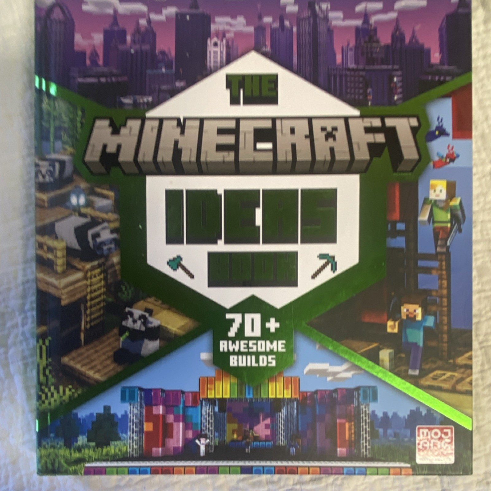 Minecraft The Minecraft Ideas Book 70+ Awesome Builds Hardcover Illustrated 2023