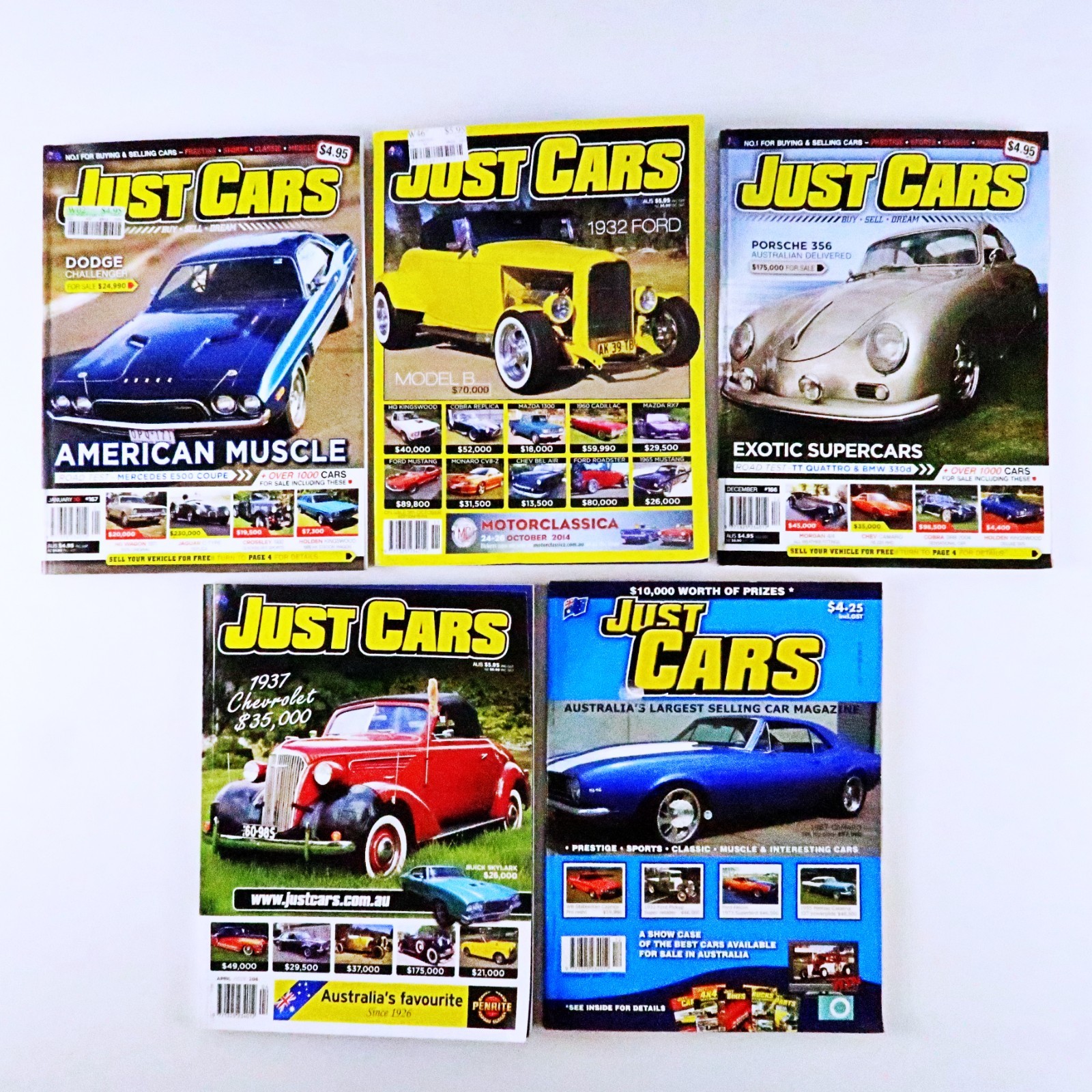 Mixed Lot Of 11 Just Cars Magazine – Various Issues See Photos