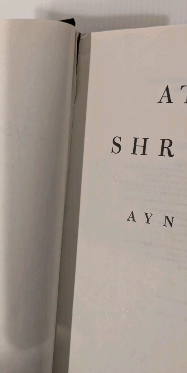 Atlas Shrugged by Ayn Rand (1992, Hardcover) 35th Anniversary Edition HC/DJ