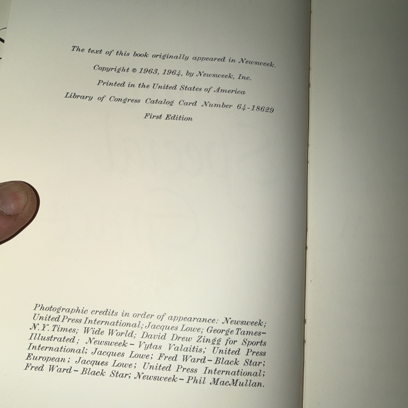 That Special Grace (1964 HC) Bradlee 1st Ed JFK Kennedy President Cuban Missile