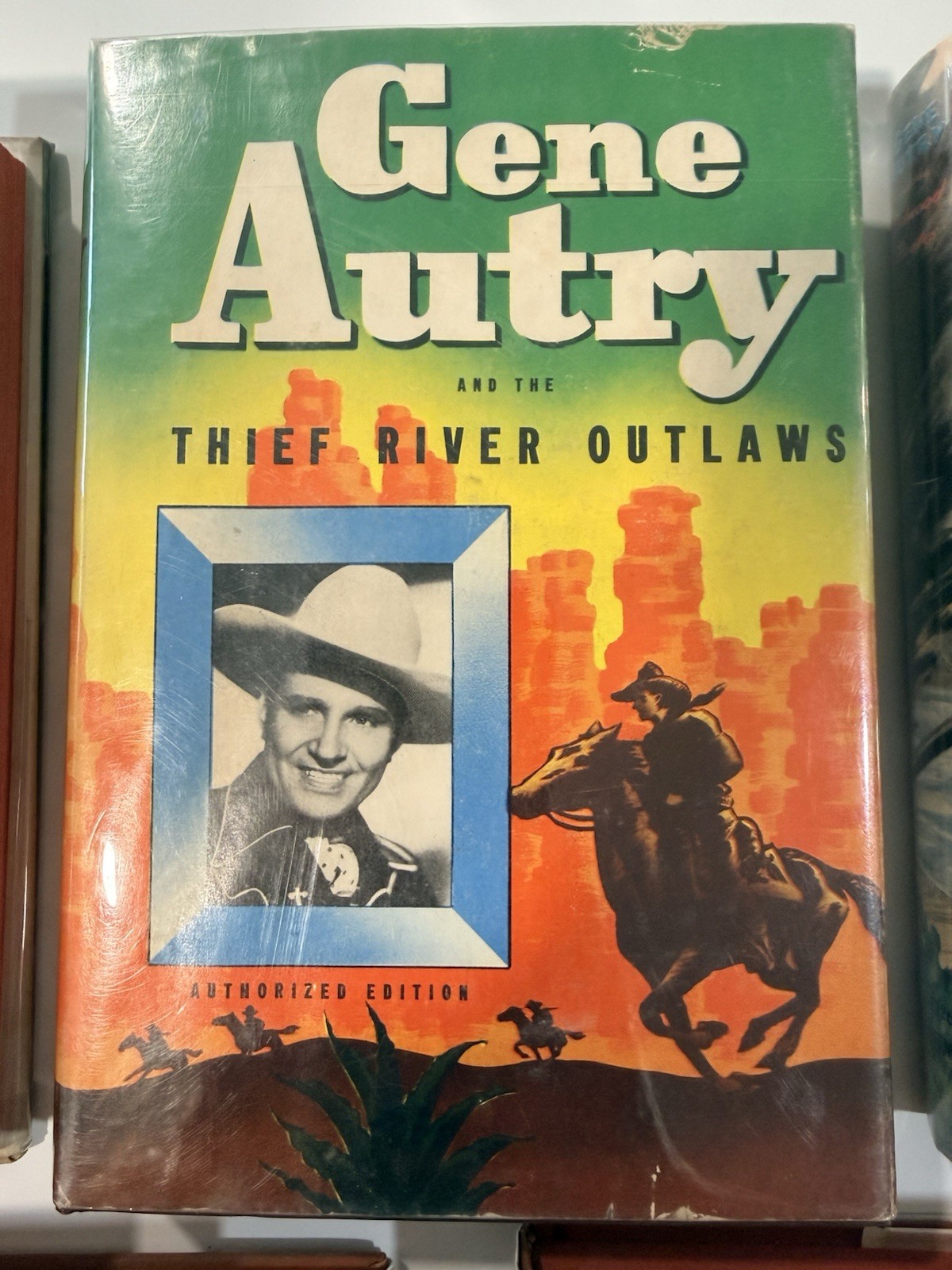 Lot of 5 Vintage Gene Autry Whitman Hardcovers Western Books 1944 A+++