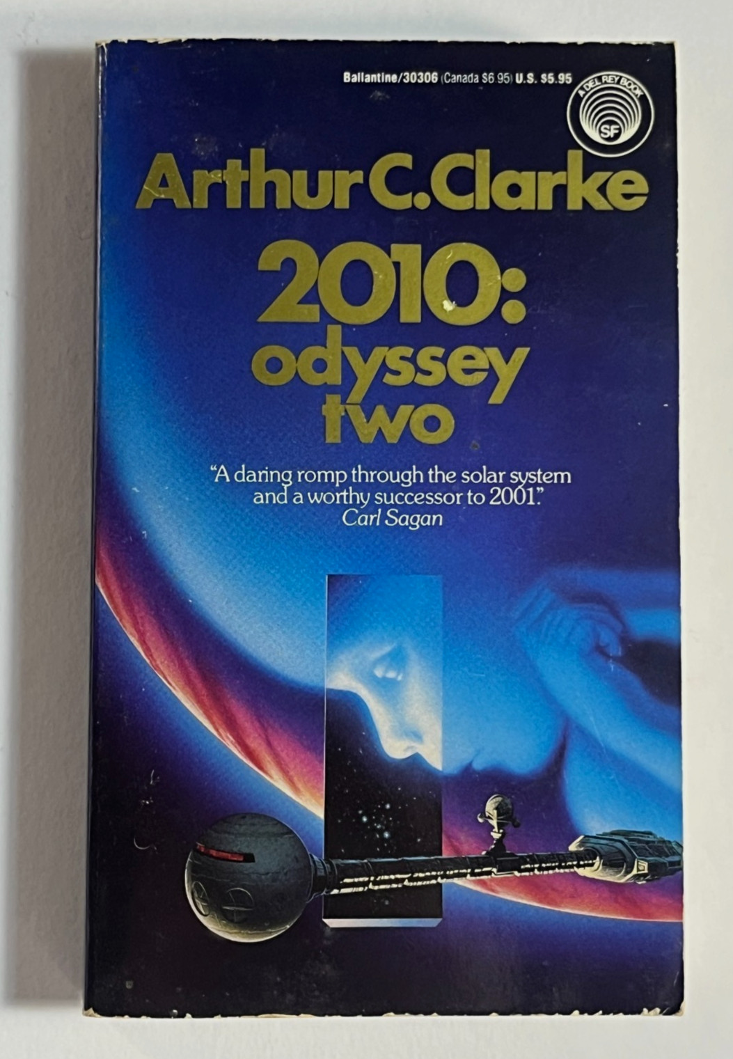 Arthur C. Clarke 2010 A Space Odyssey 2061 one two 1 2 Paperback lot PB Del Rey