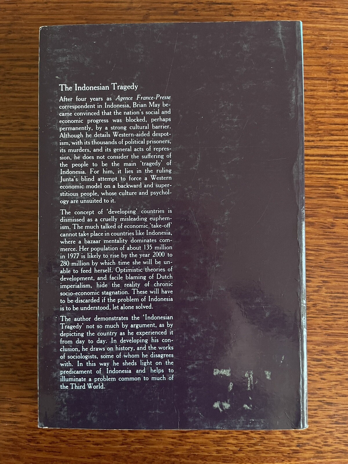 The Indonesian Tragedy By Brian May Paperback SE ASIA Suharto