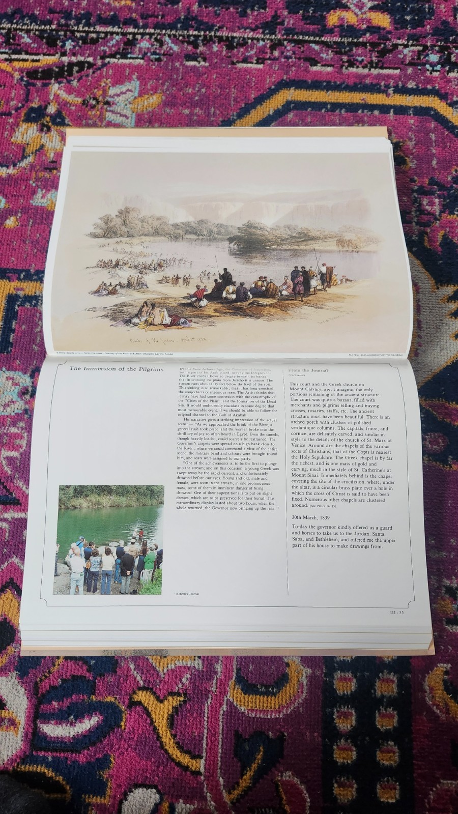The Holy Land: 123 Colored Facsimile Lithographs, David Roberts Slipcase