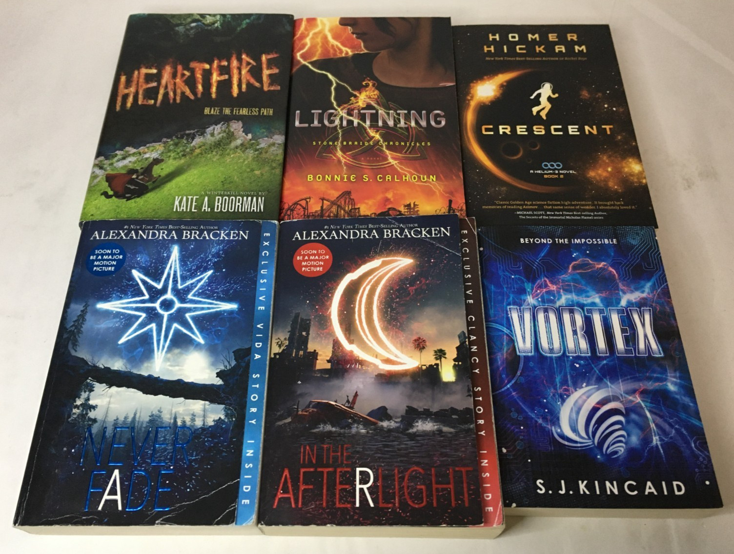 Lot of 6 Young Adult Books / Novels – GENRE: Fantasy DYSTOPIAN Sci-Fi