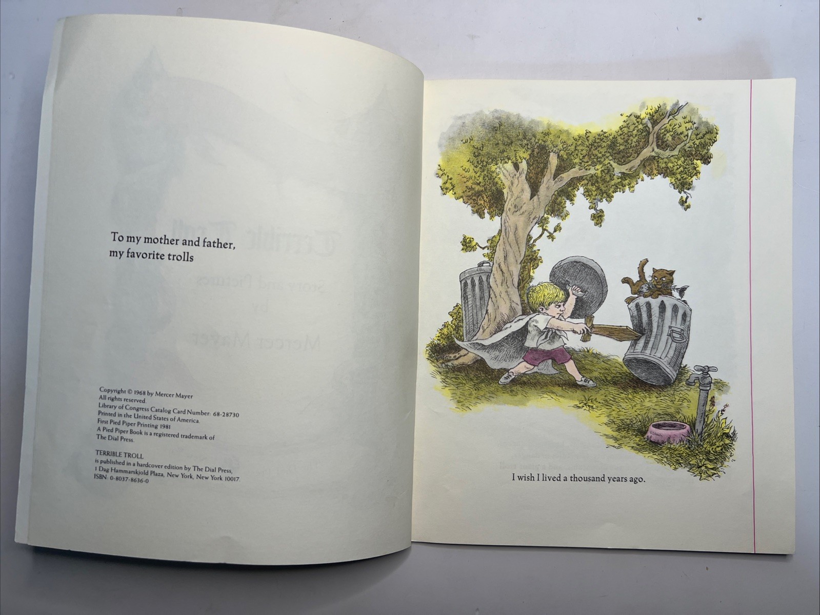 Terrible Troll by Mercer Mayer 1968 Vintage Children’s Book The Dial Press