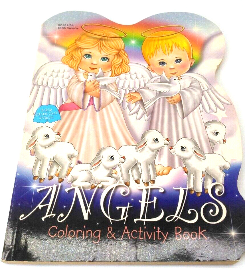 Unused 2006 Angels Children’s Coloring & Activity Book 75 pages