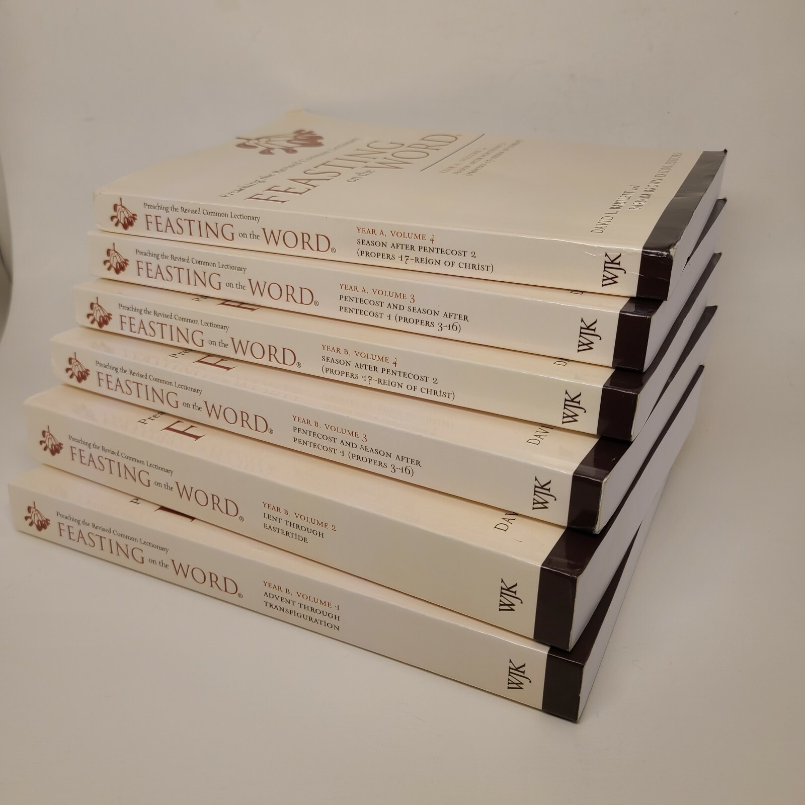 Feasting on The Word 6 Book Year A Volume 3 & 4 Year B Volume 1-2-3-4 Complete