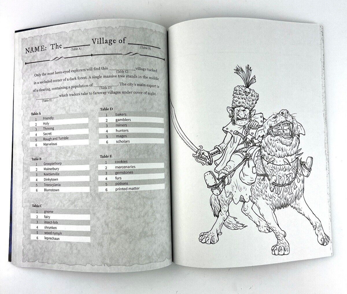 The Game Master’s Coloring Activity Book of Magic & Miscellany