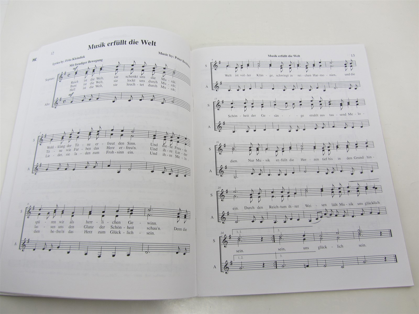 Nationales Sangerfest San Antonio TX 2010 SONG BOOK 58 pages 8.5×11″ text inside