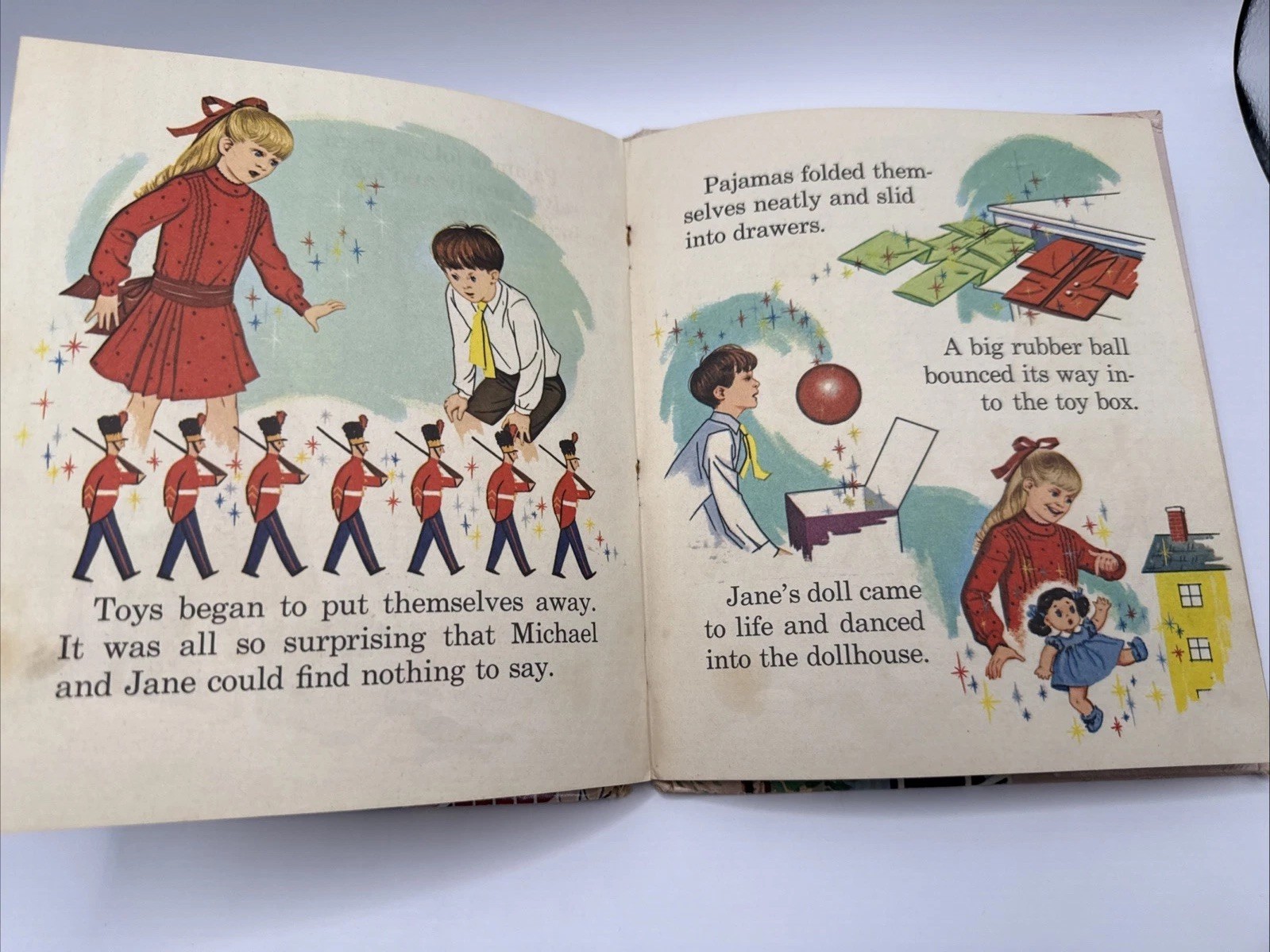 Vtg 1964 Mary Poppins Whitman Top Tales Hardcover Book Walt Disney Authorized