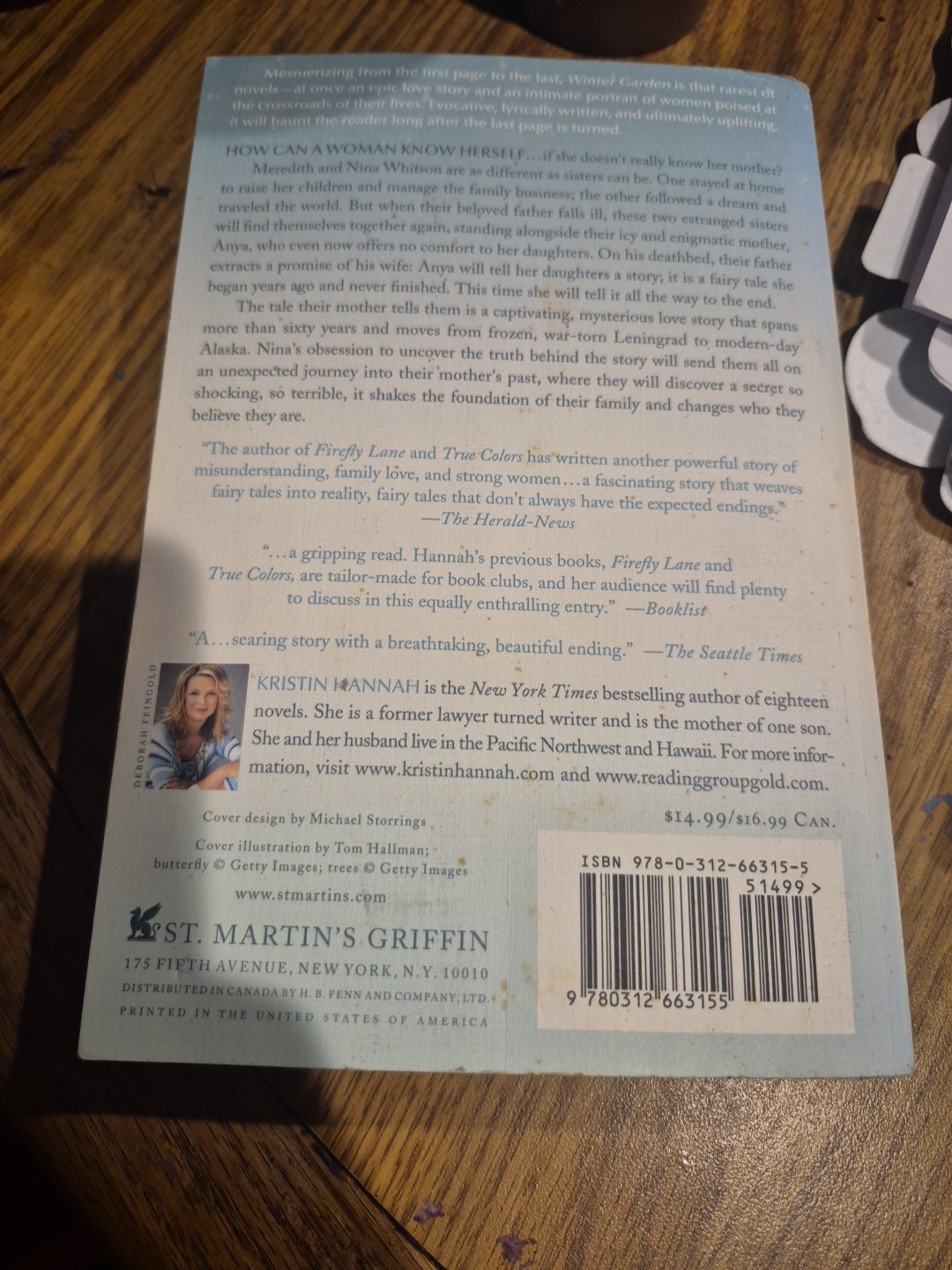Winter Garden : A Novel by Kristin Hannah (2011, Trade Paperback)