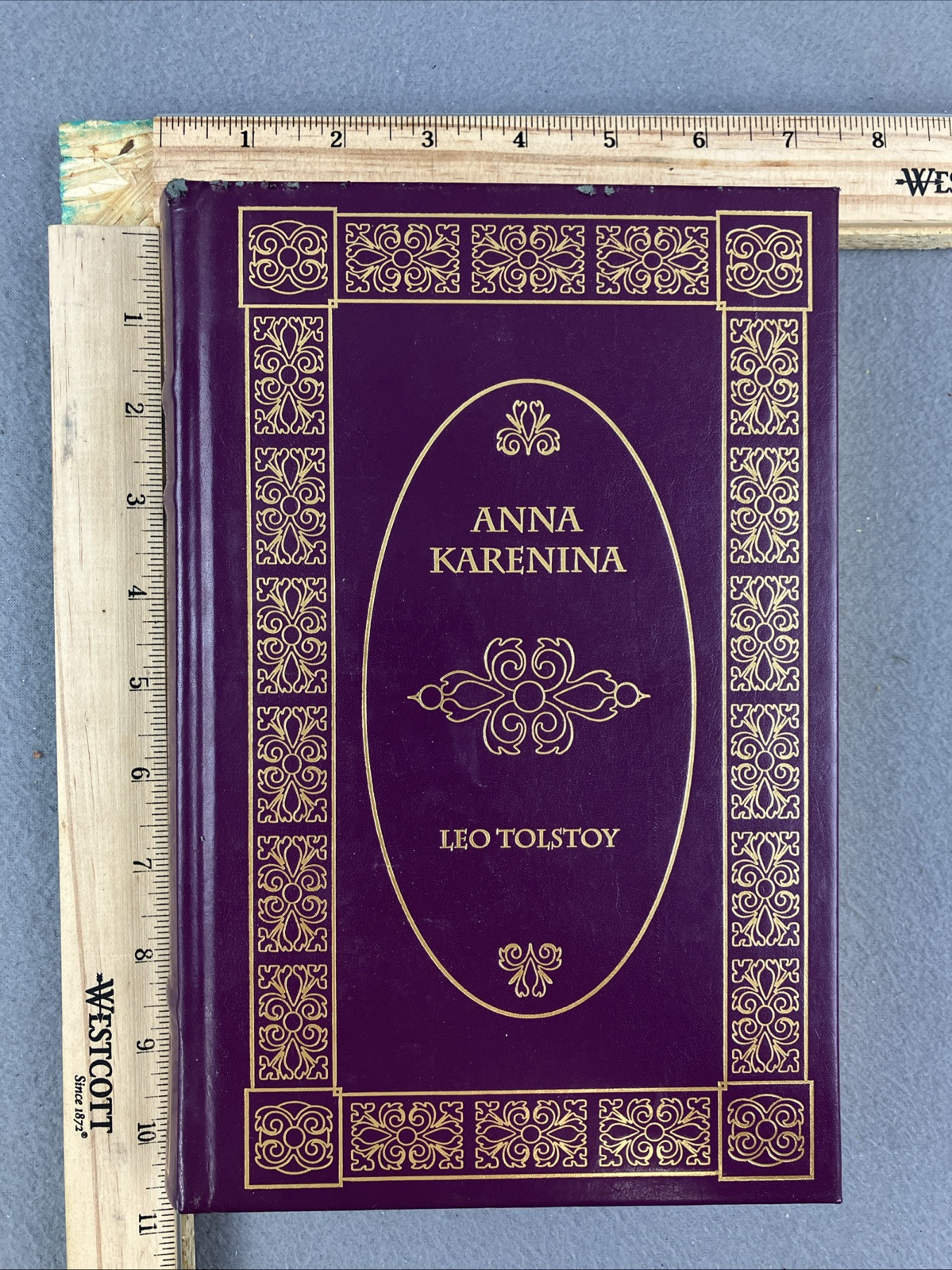 Anna Karenina by Leo Tolstoy Leather Bound Hardcover Dalmatian Press Acceptable