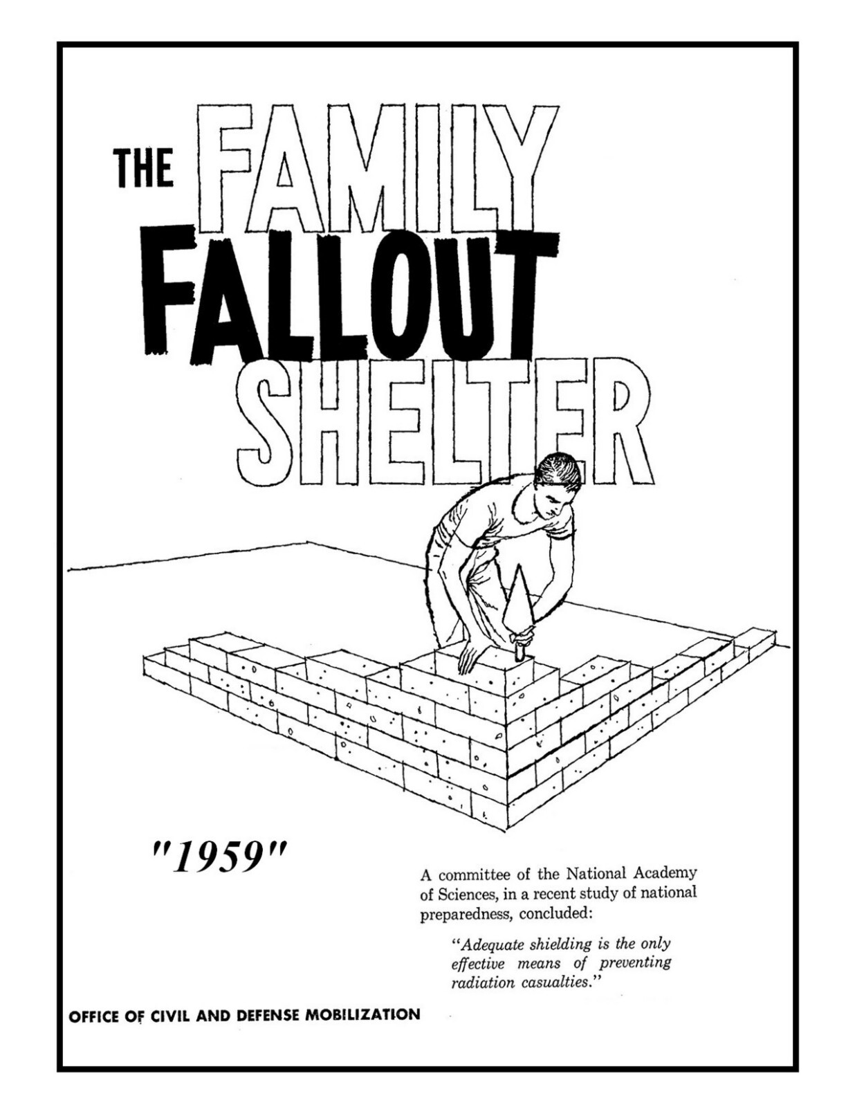 The Family Fallout Shelter “1959” 31 Pages