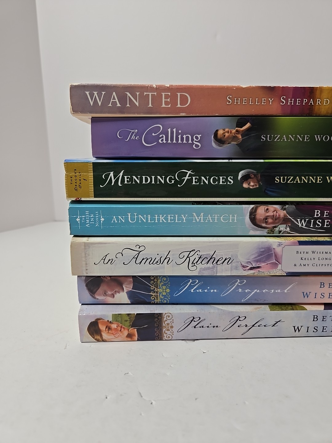 Insprational Romance Lot Of 7 Beth Wiseman Suzanne Woods Fisher Shelly Gray