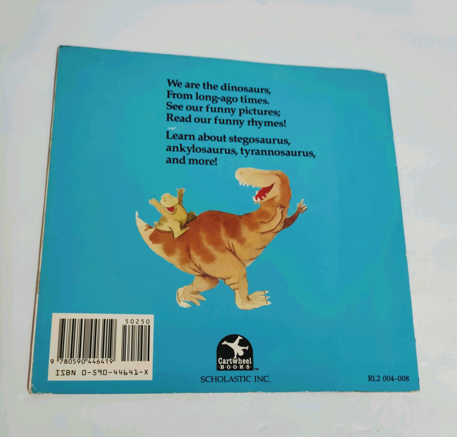 Vntg Children’s Books Dinosaur Rhymns Sea Full Of Sharks Colorful Pictures 2 Bks