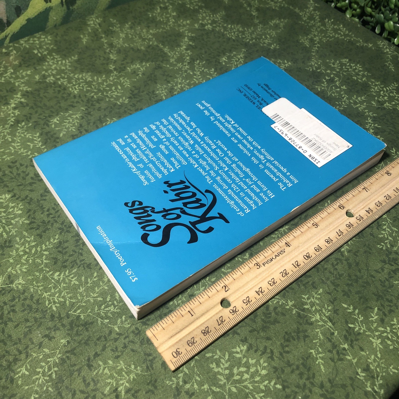 Songs Of Kabir Paperback Translated Rabindranath Tagore Weiser 1995