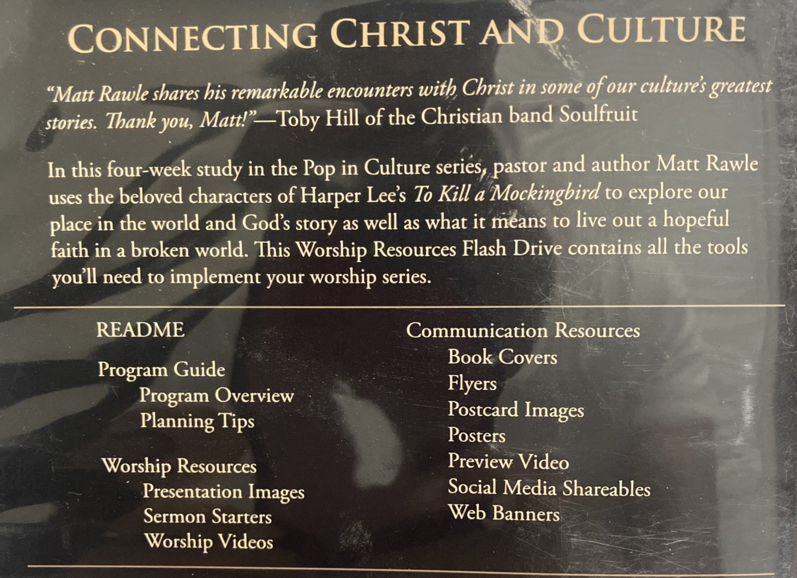 THE FAITH OF A MOCKINGBIRD LEADER GUIDE: A SMALL GROUP By Matt Rawle