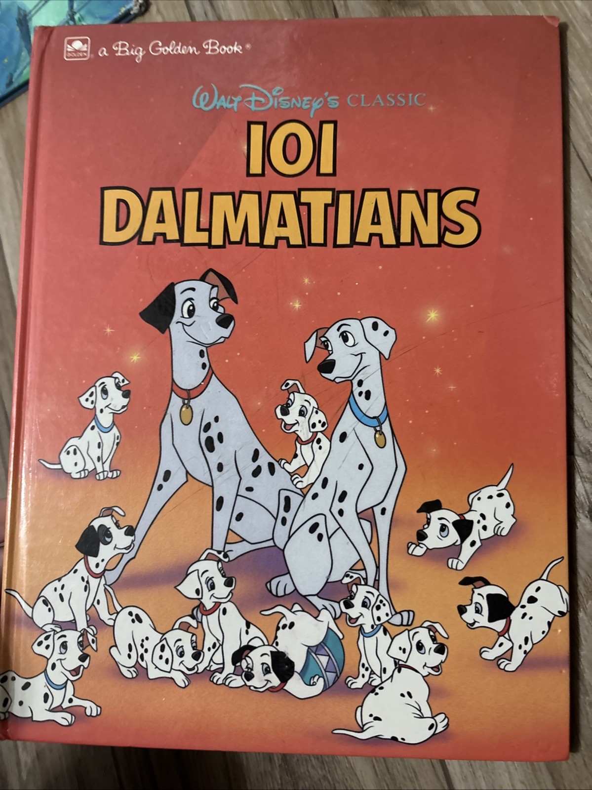 Lot Of 6 Vintage Disney Big Golden Books Various Titles 80s & 90s HC