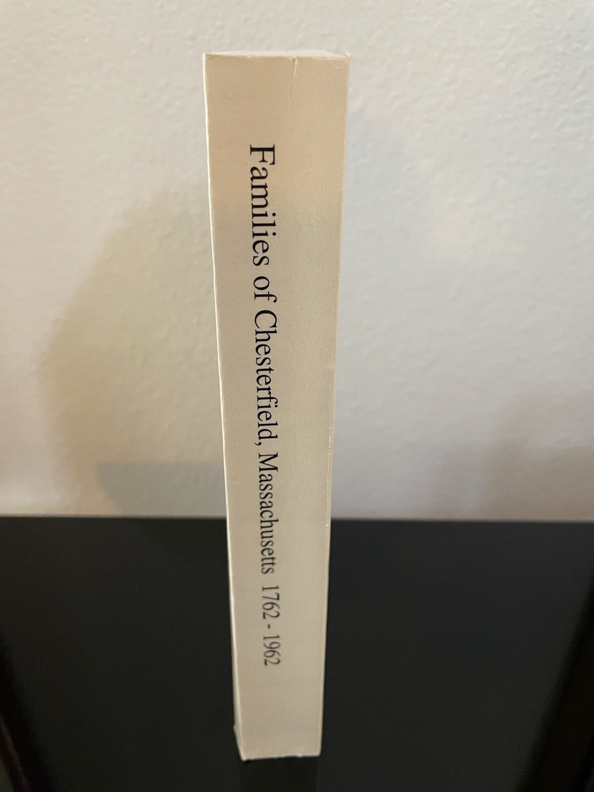 History and Genealogy of the Families of Chesterfield Massachusetts VG+ NICE TPB