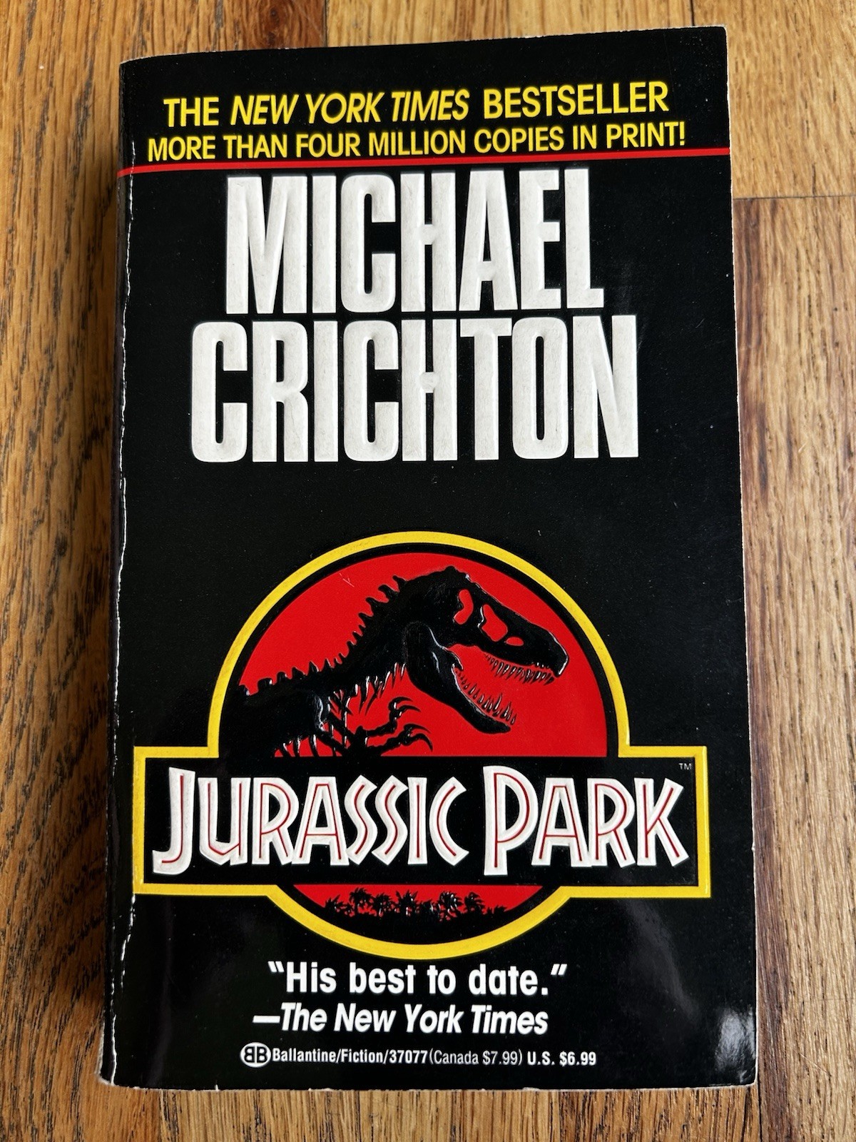 Jurassic Park by Michael Crichton (1993, Paperback)