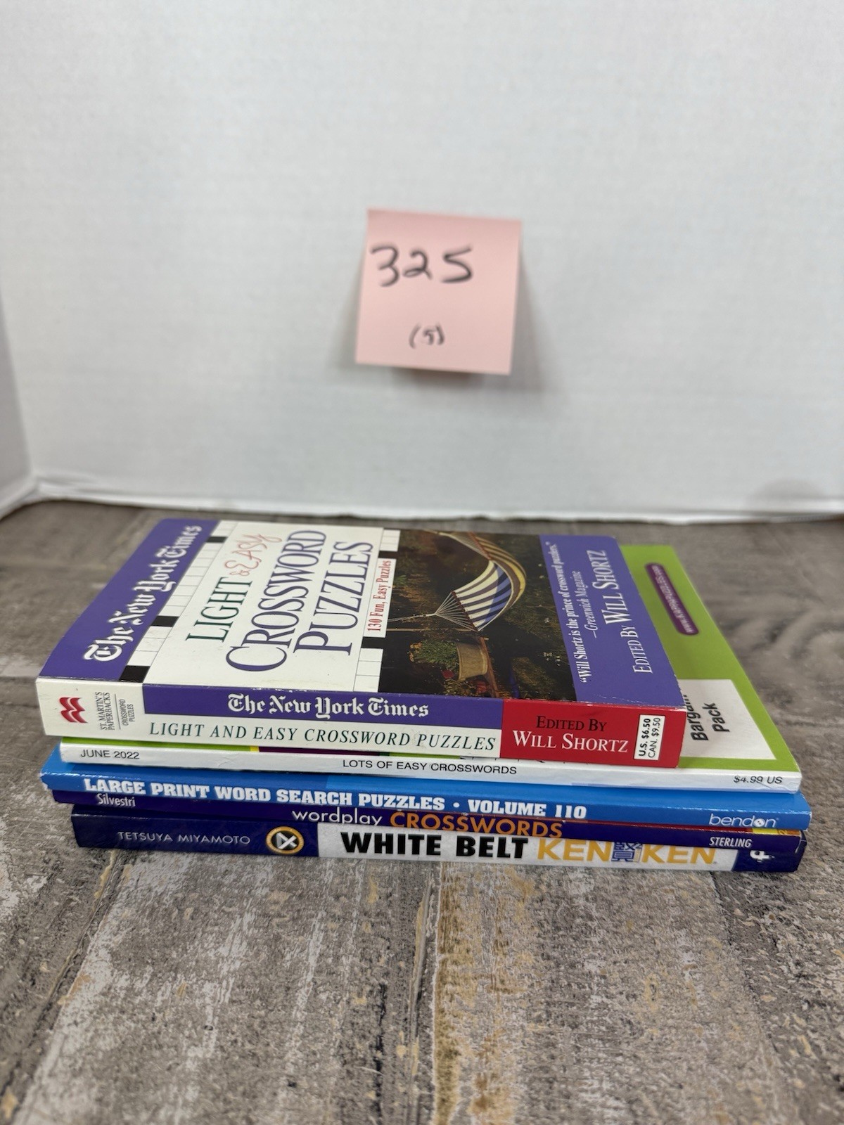 Crossword Puzzle Bundle Of 5 Books #325