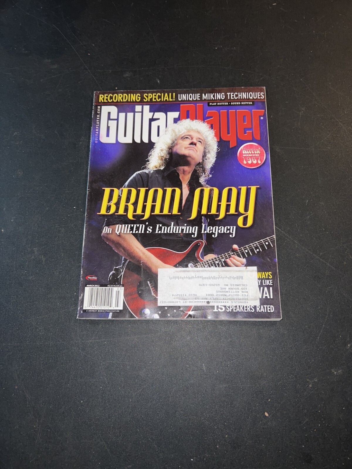 Guitar Player Magazine March 2012 Brian May Cover