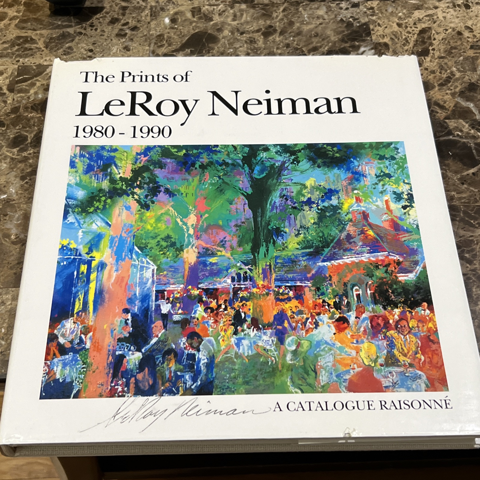 Leroy Neiman Autographed Book Prints 1980-1990 – SIGNED TWICE! Hardcover