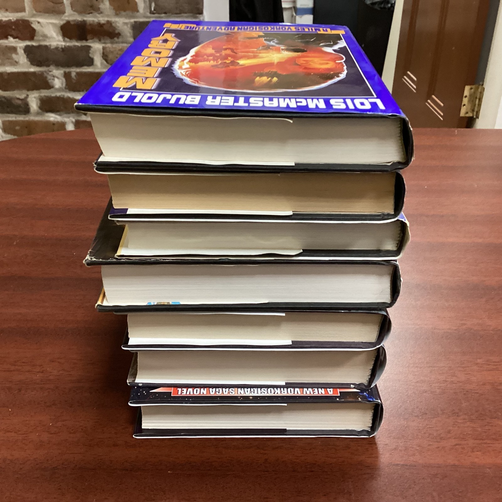 Lois McMaster Bujold Vorkosigan HC Lot 7 Memory Komarr Civil Campaign Baen
