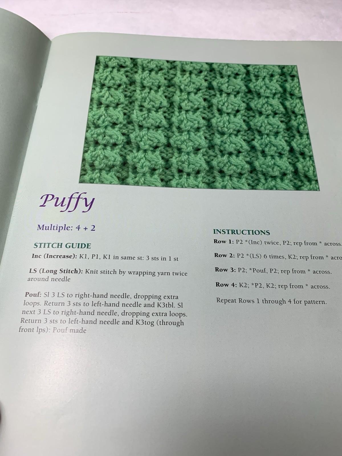 50 FABULOUS KNIT BOBBLES, POPCORNS AND PUFFS By Rita Weiss *Excellent Condition*