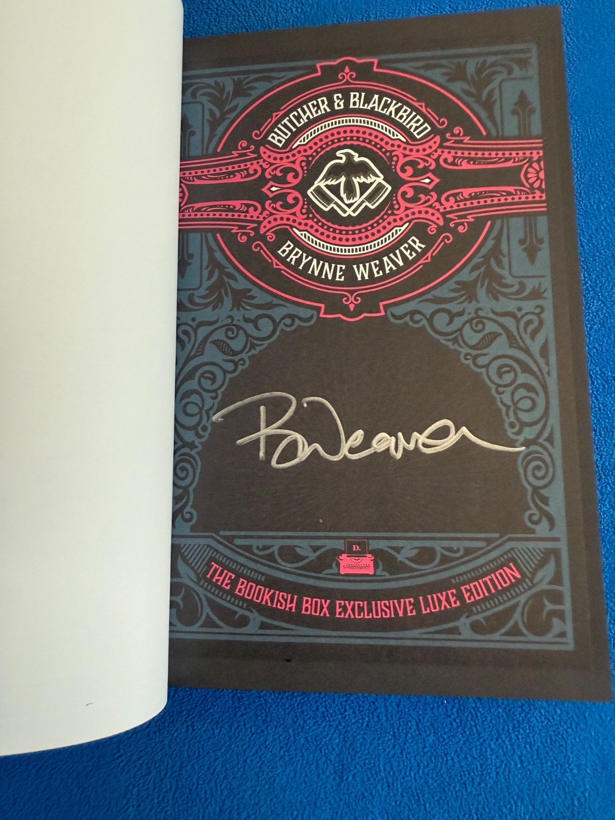 Bookish Box Ruinous Love Bk 1 Butcher & Blackbird Signed Brynne Weaver