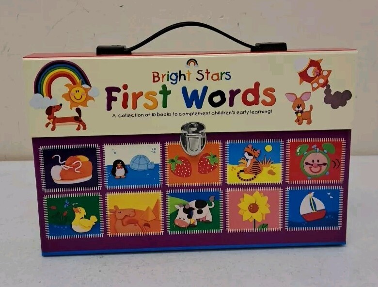 Set Of 10 Board Books-UNUSED-LIKE NEW-First Words-Children’s Early Learning