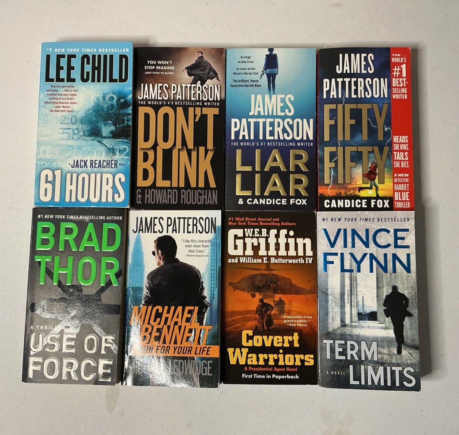 Crime, Mystery, Thriller Paperback Books By Popular Authors ~ You Choose ~ READ