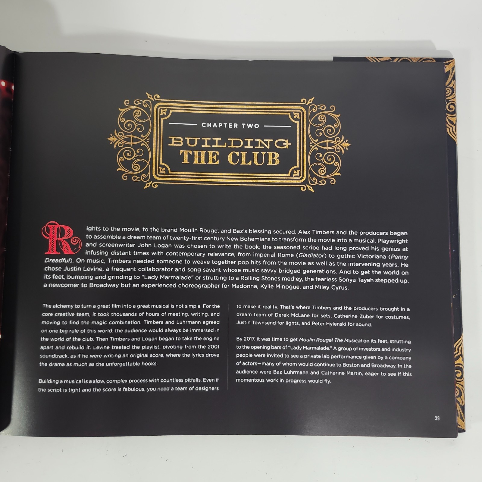 Moulin Rouge the Musical The Story of the Broadway Spectacular Book Rizzoli HCDJ