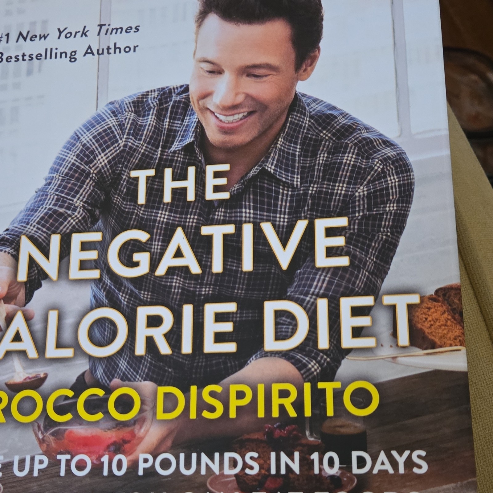 Rocco DiSpirito The Negative Calorie Diet Hardcover English Cookbook Diet