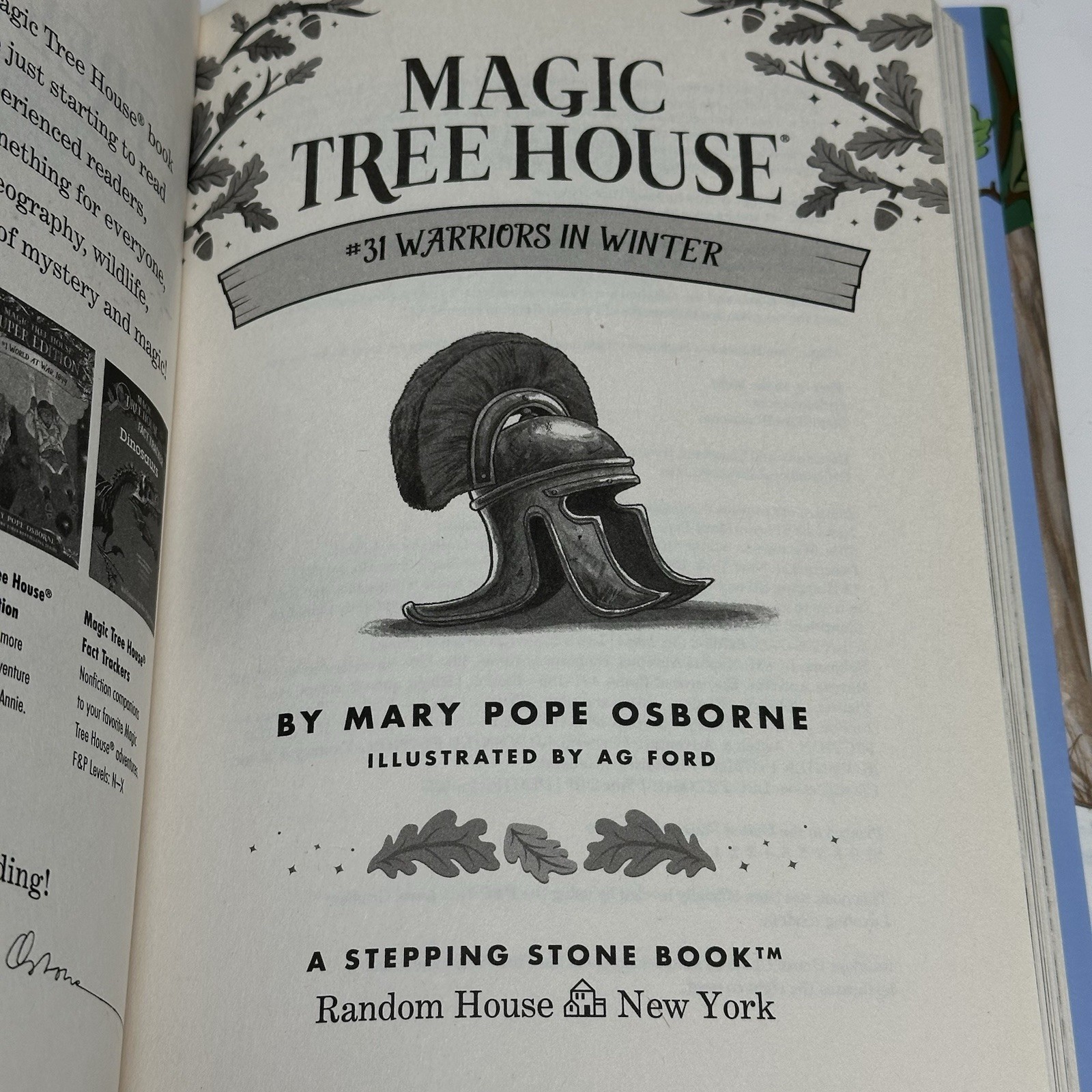 Warriors in Winter: 31 (Magic Tree House) – Osborne, Mary Pope