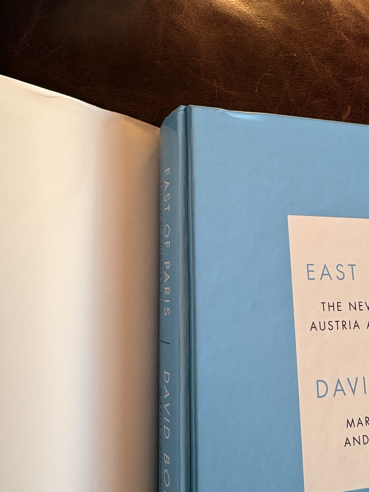 David Bouley SIGNED East Of Paris 2003 Hardcover 1st Edition AUTOGRAPHED