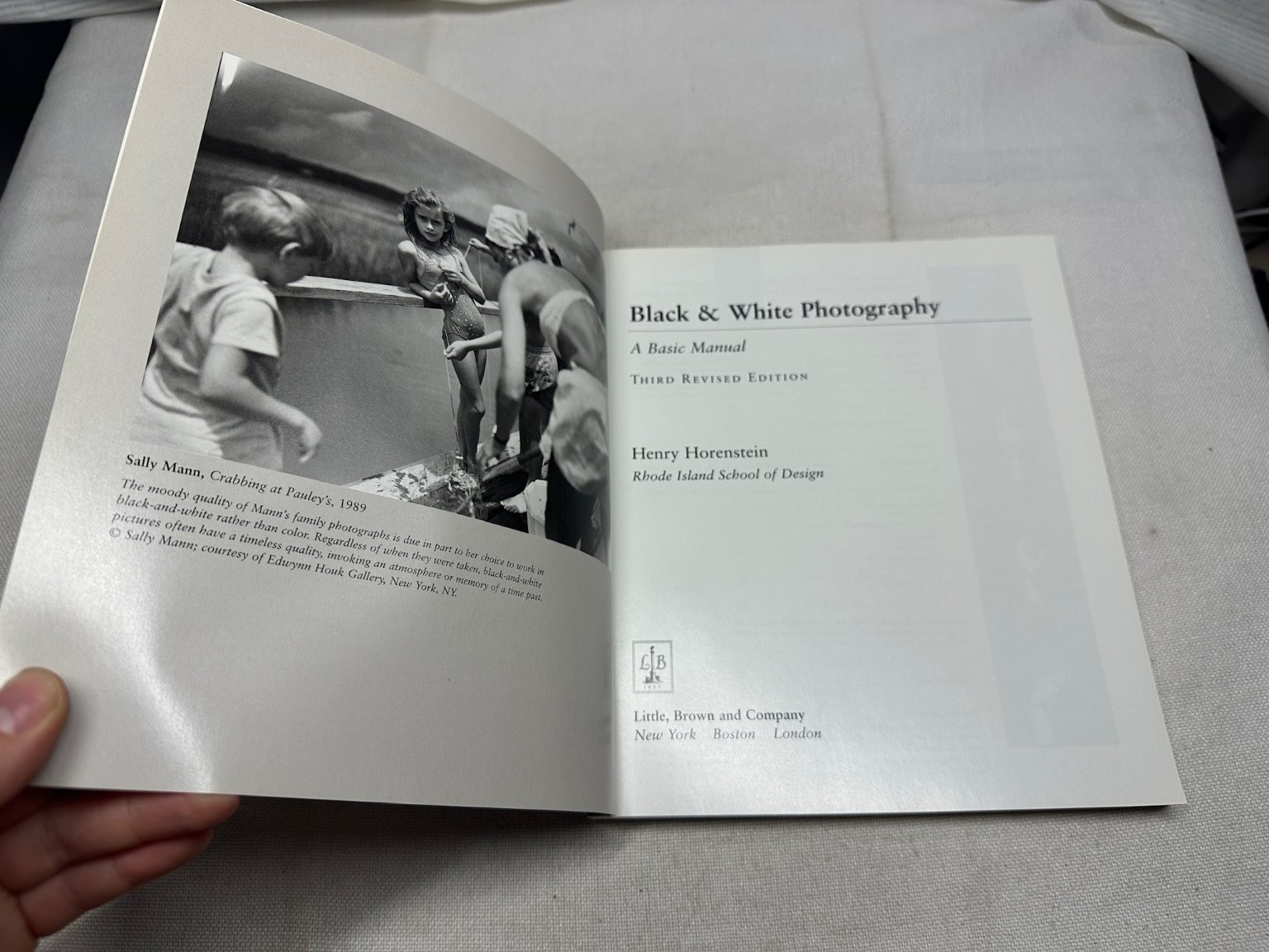Black & White Photography Henry Horenstein 2005 Third Revised Edition Little