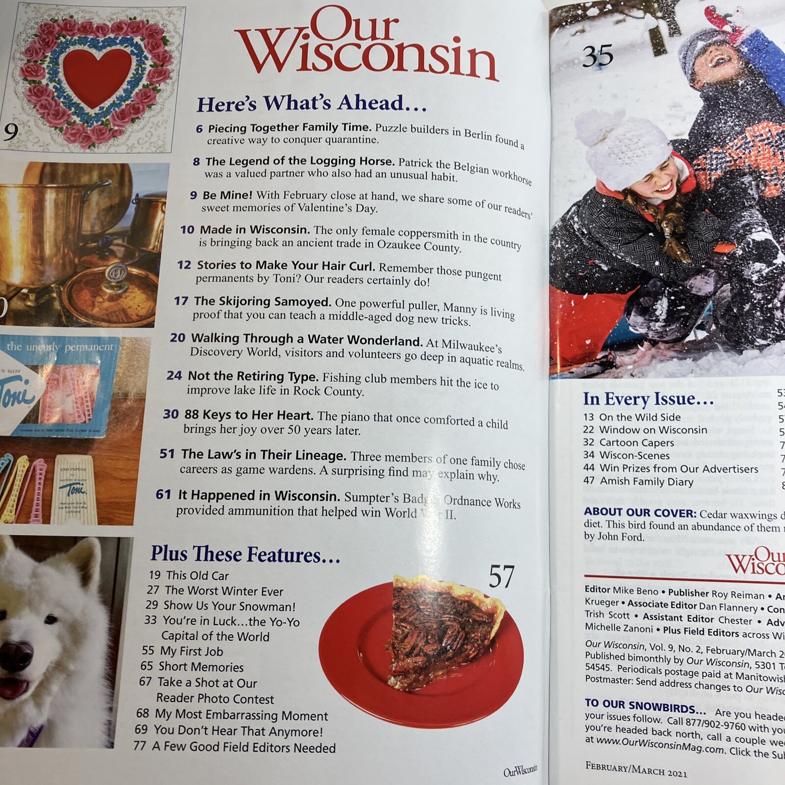 February/March 2021 ~ Our Wisconsin ~ All That’s Great In The Badger State