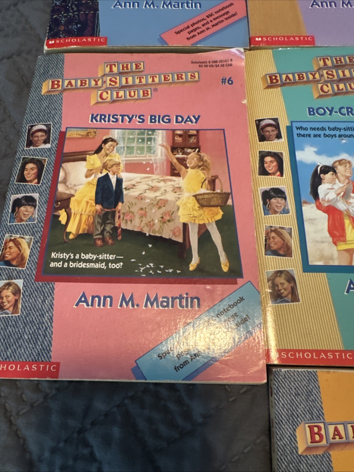 Lot Of 10 The Babysitter’s Club Ann M. Martin Chapter Books 2-6, 8-11 And #14