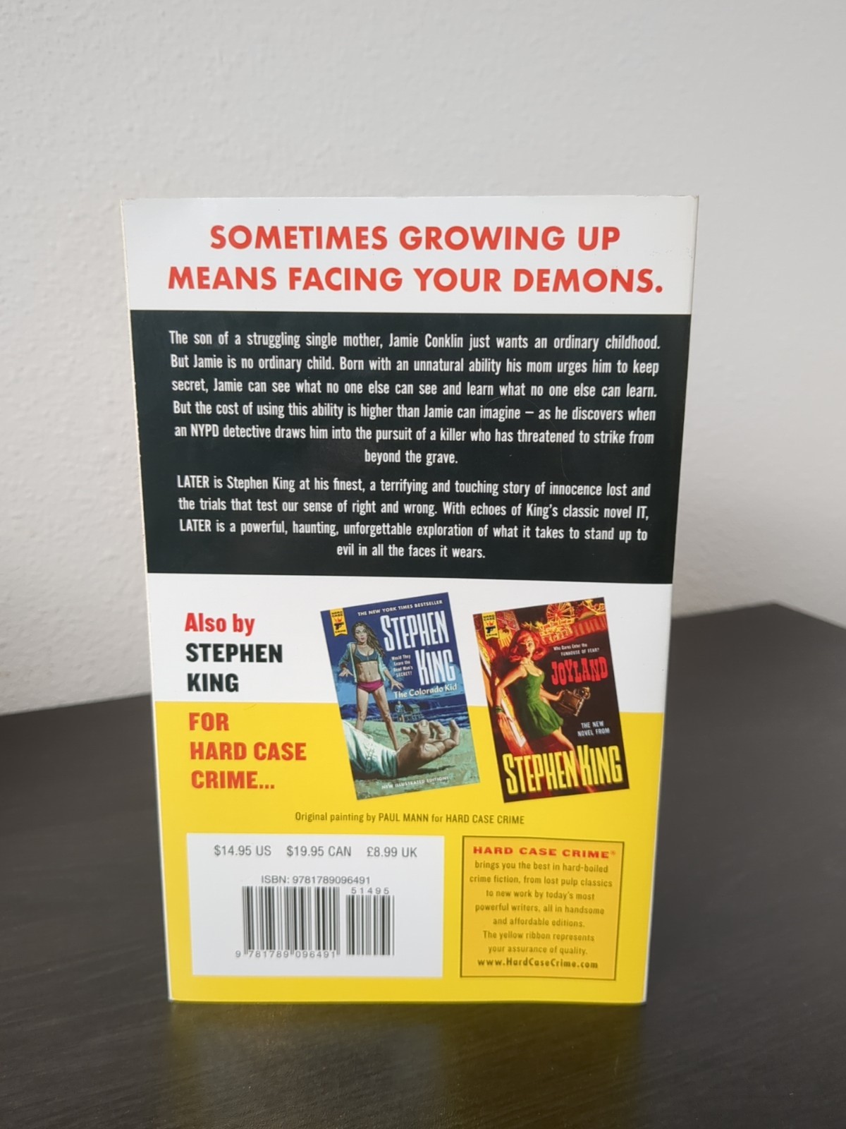 Later by Stephen King 1st Edition + Cemetery Dance Slipcase