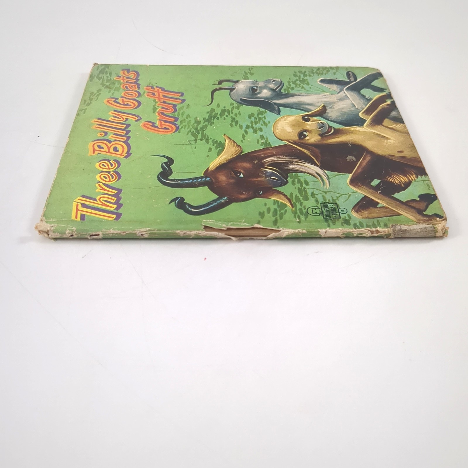 Three Billy Goats Gruff Troll Bridge Tell A Tale Picture Book Lee Ames 1954
