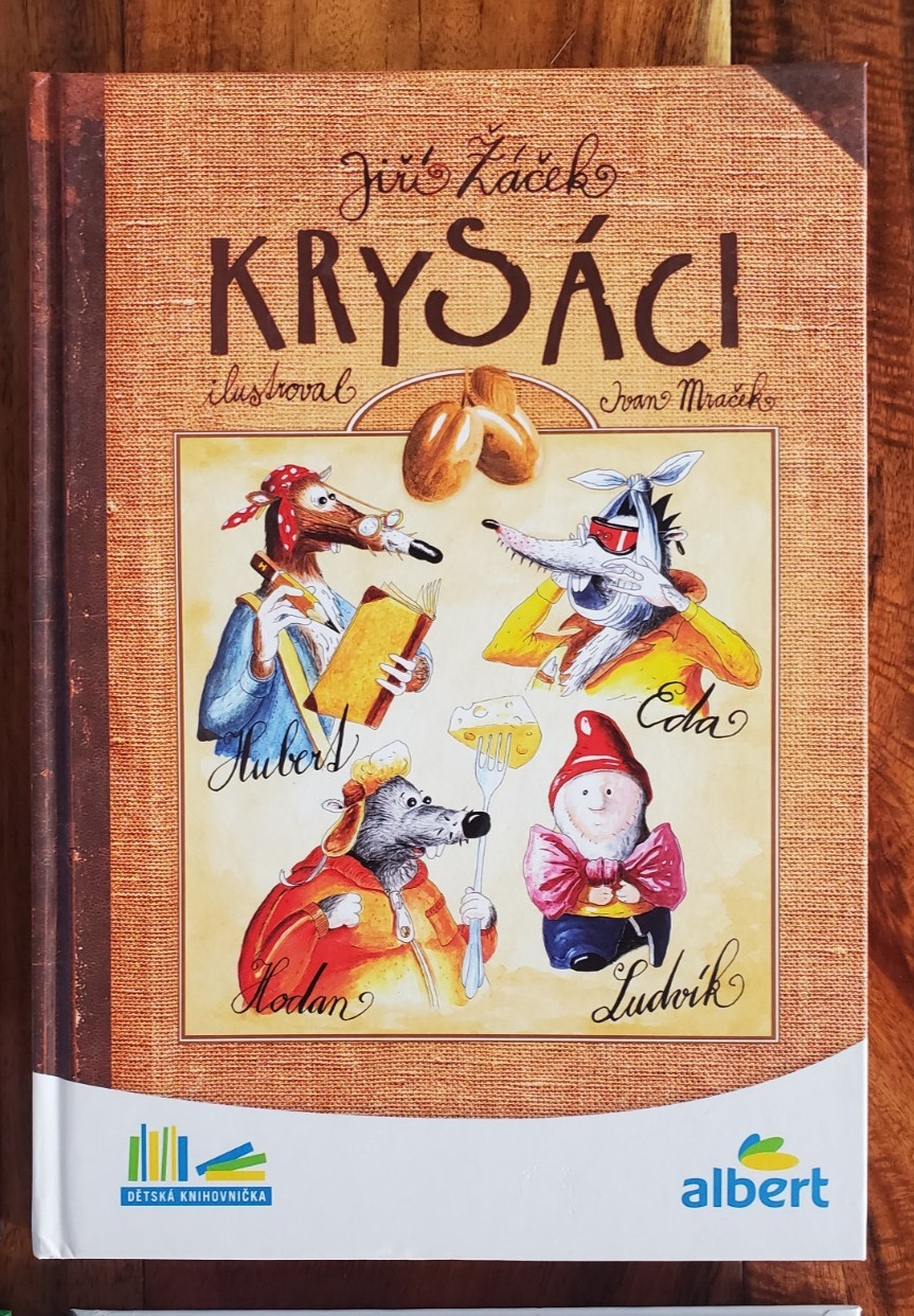 Lot 4 Kids Children’s CZECH Language BOOKS ALBERT Fiction Hardcovers Detska