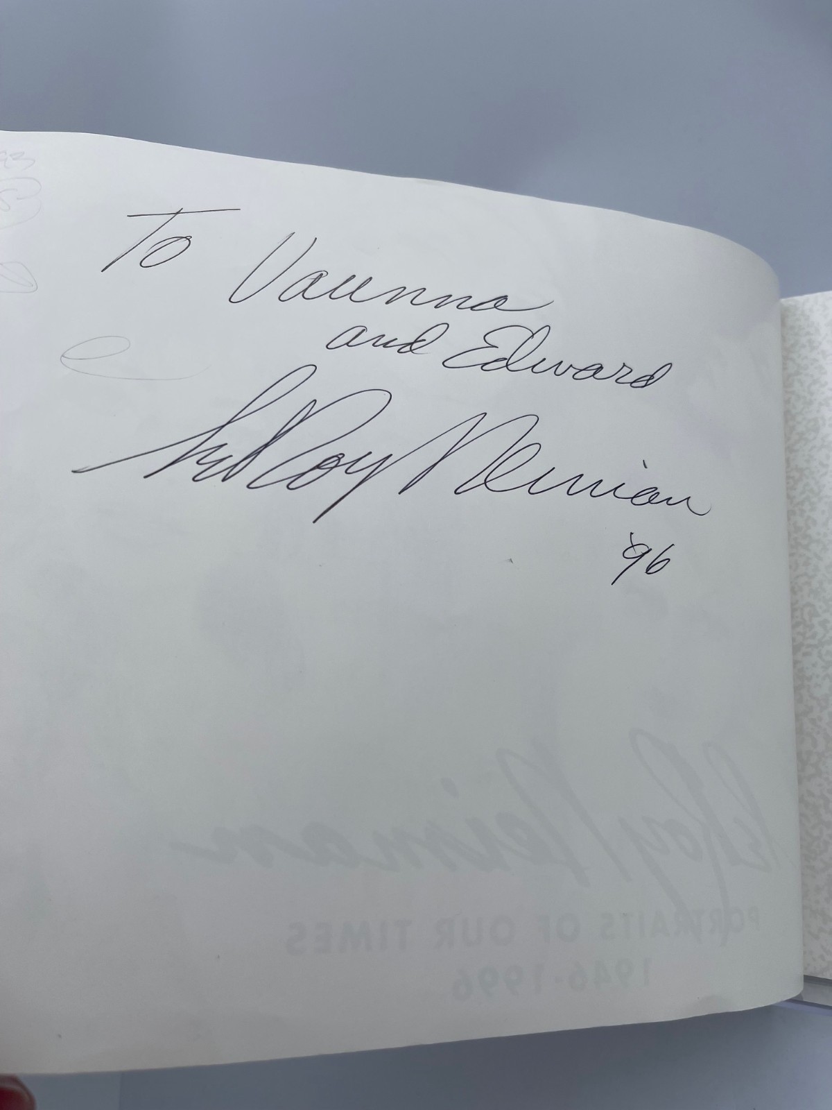 Leroy Neiman: Portraits Of Our Times 1946-1996 (PB, 1996) SIGNED by Artist
