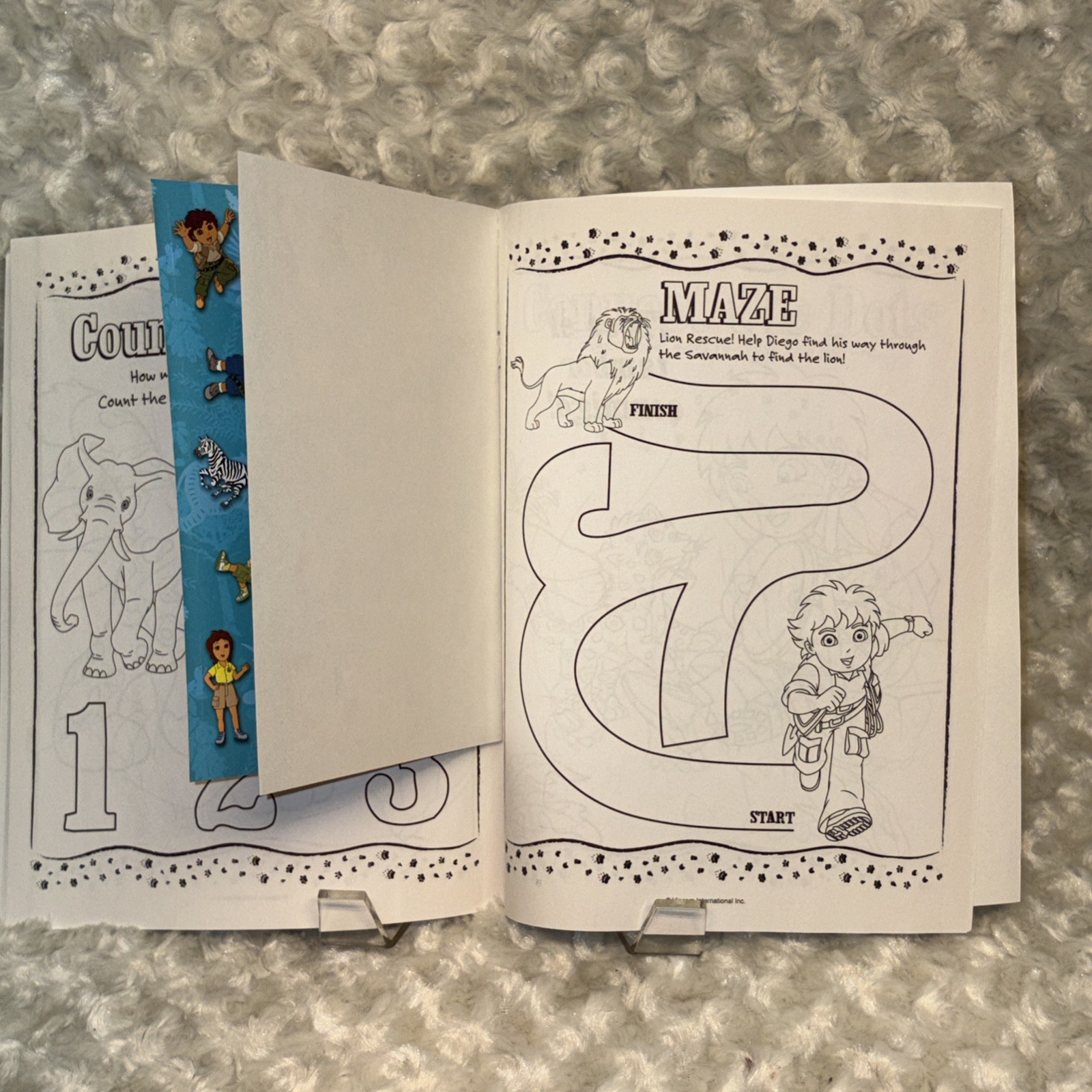 Nickelodeon Go Diego Go African Safari Activity Book Includes Over 30 Stickers