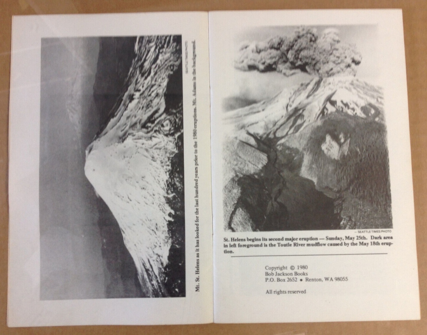 St. Helens! The 1980 Eruptions by Lanny R. Ream & Bob Jackson