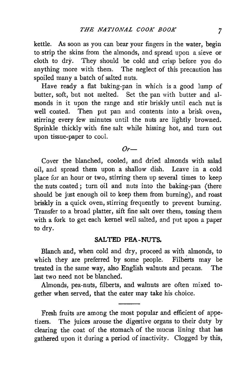 1896 The National Vintage Cook Book 555 Pages