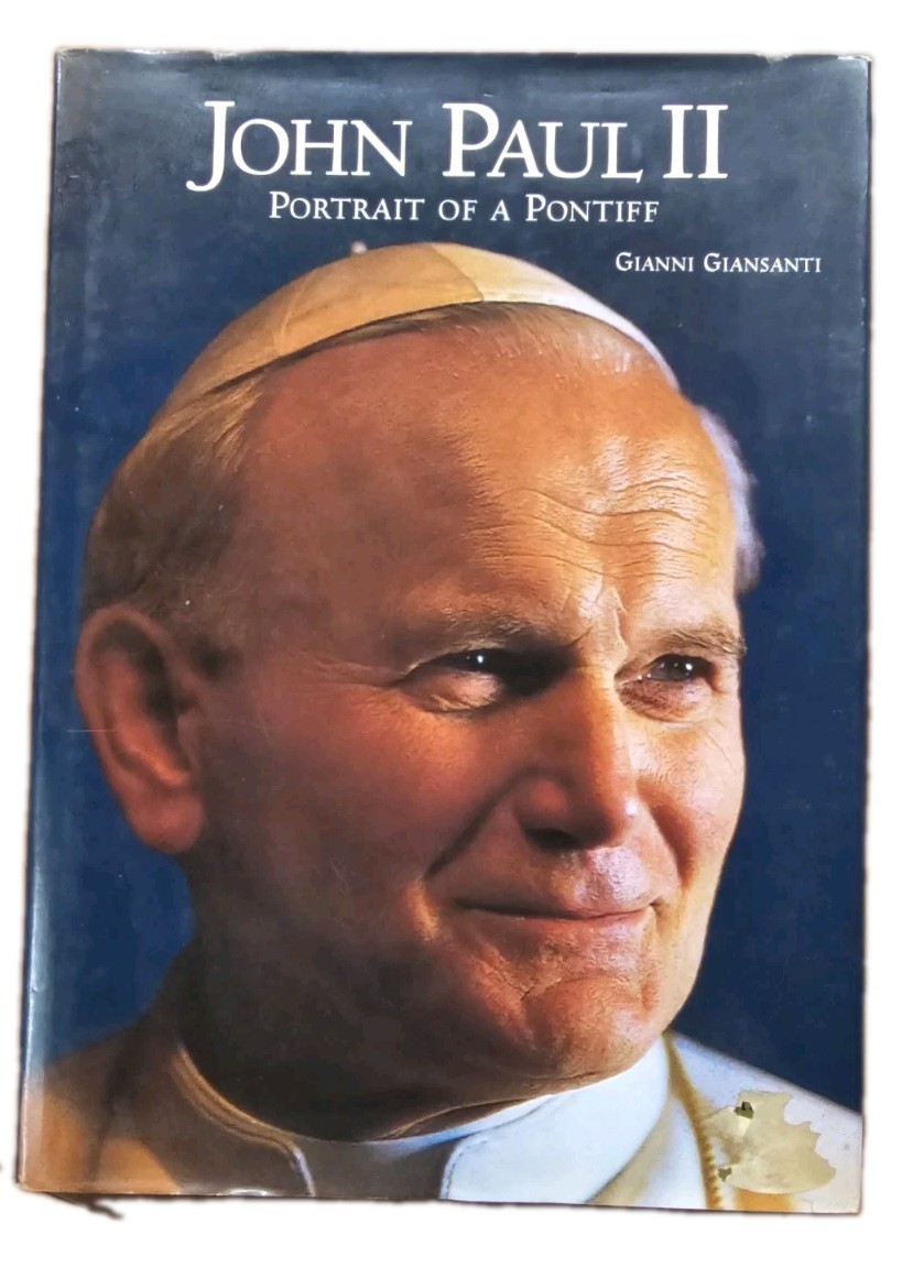 John Paul II : Portrait of a Pontiff Marco Tosatti HCDJ 1st Print NY Times Clip